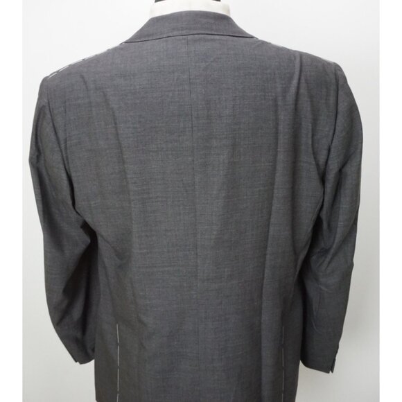 Abla Napoli x Attolini S180s Wool Gray 2 Pc Suit Jacket Pants Sz 44 BRAND NEW - Picture 6 of 11